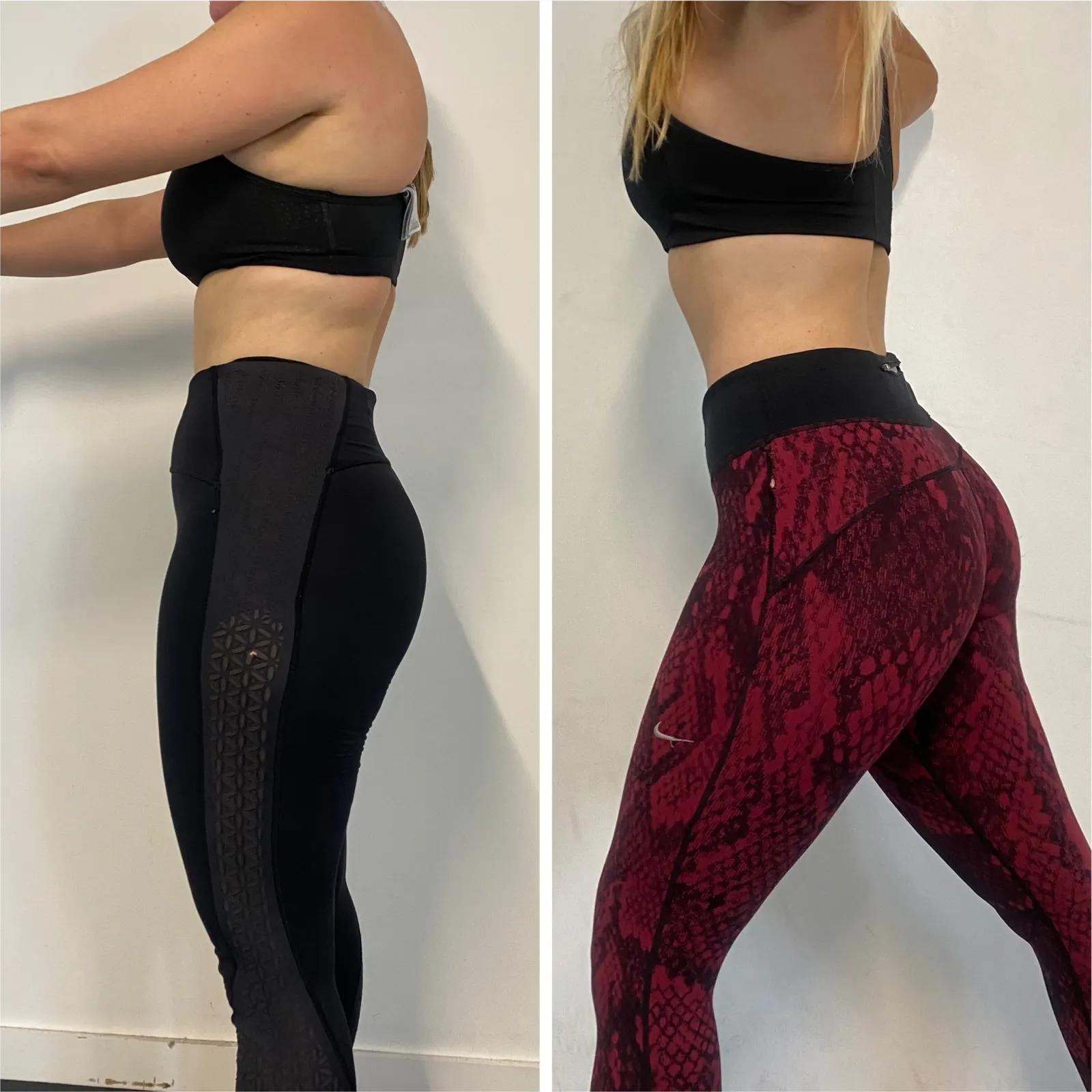 Client result 1: before (left) and after (right) training with Alex