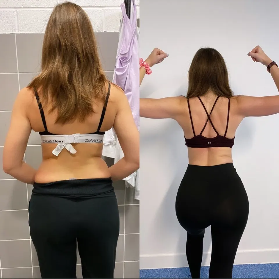 Client result 5: before (left) and after (right) training with Alex