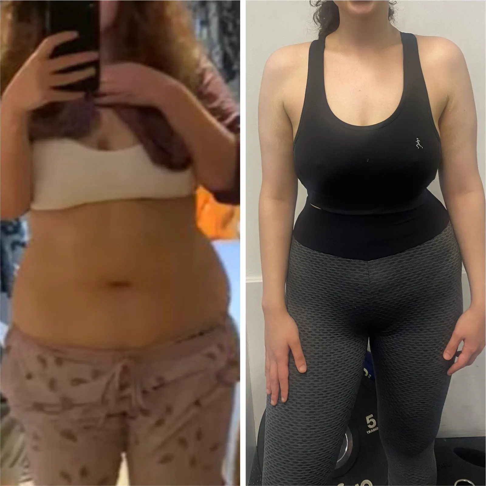 Client result 9: before (left) and after (right) training with Alex