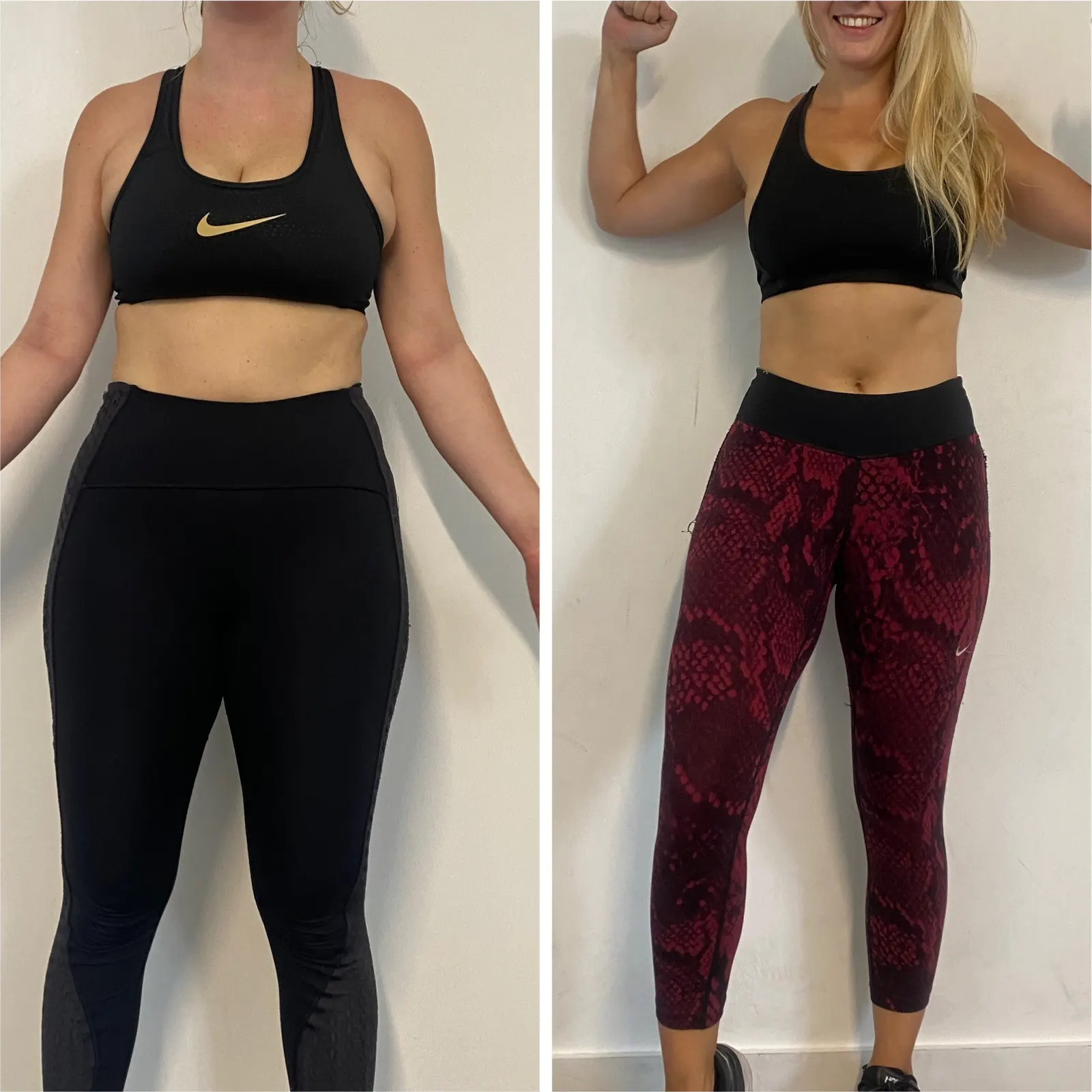 Client result 17: before (left) and after (right) training with Alex